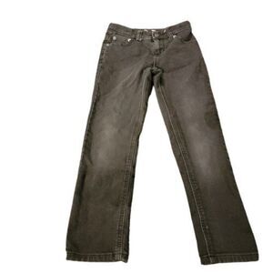Wonder Nation Girls Black High Rise Pockets Slim Denim Skinny Jeans Size 8